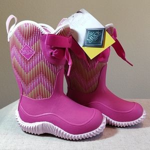 The Original Muck Boot Girl's Halo Pink Chevron
